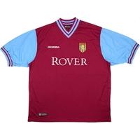 2002-03 Aston Villa Home Shirt (Good) XL