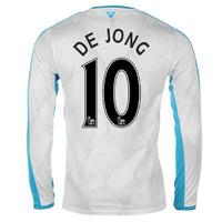 2015-16 Newcastle Away Long Sleeve Shirt (De Jong 10)