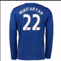 2016 17 man united away long sleeve shirt mkhitaryan 22 kids