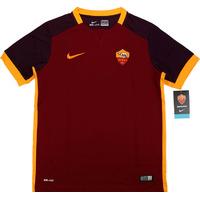 2015 16 roma home shirt bnib boys