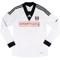 2013-14 Fulham Home L/S Shirt (Excellent) L