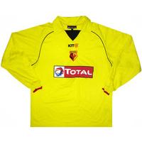 2003 05 watford home ls shirt excellent xl