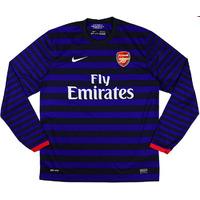 2012-13 Arsenal Away L/S Shirt (Very Good) L.Boys