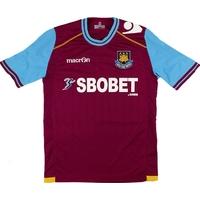 2011-12 West Ham Home Shirt (Fair) L