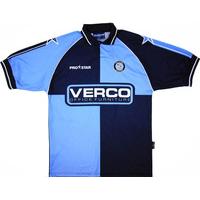 2001 02 wycombe wanderers home shirt excellent xl