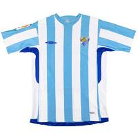 2009 10 malaga home shirt very good l