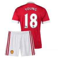 2015-16 Man Utd Home Mini Kit (Young 18)