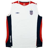 2004-05 England Umbro Training Vest (Excellent) XXL