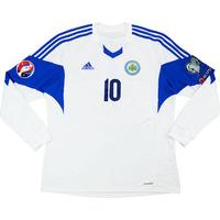 2014-15 San Marino Match Issue European Championship Qualifiers Away L/S Shirt #10