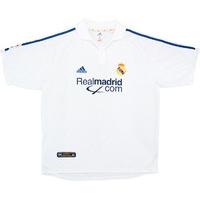 2001 real madrid home shirt fair xl