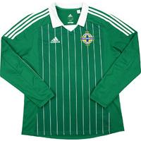 2012-13 Northern Ireland Home L/S Shirt (Very Good) L