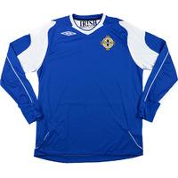 2006 08 northern ireland away ls shirt excellent m