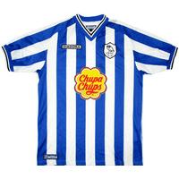 2001 03 sheffield wednesday home shirt excellent xxl