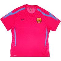 2010 11 barcelona nike training shirt excellent m