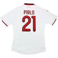 2009 10 ac milan away shirt pirlo 21 wtags xl