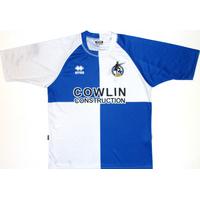 2007 08 bristol rovers home shirt excellent l