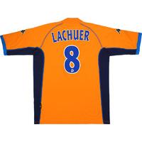 2001-02 Auxerre Third Shirt Lachuer #8 (Excellent) XXL