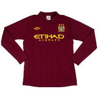 2012-13 Manchester City Away L/S Shirt (Very Good) S