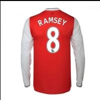 2016 17 arsenal long sleeve home shirt ramsey 8