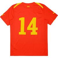 2013-14 Macedonia Match Issue Home Shirt #14