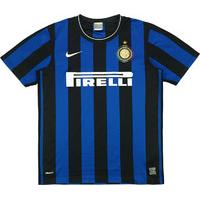 2009-10 Inter Milan Home Basic Shirt (Good) L.Boys