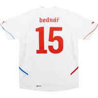 2010 Czech Republic Match Issue Away Shirt Bedná? #15 (v Latvia)