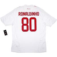 2008-09 AC Milan Away Shirt Ronaldinho #80 *w/Tags* XL