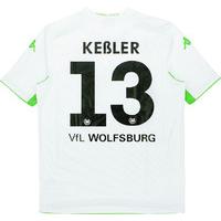 2014-15 Wolfsburg Womens Away Shirt Keßler #13 (Excellent) XL