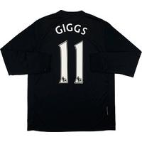 2009-10 Manchester United Away L/S Shirt Giggs #11 (Excellent) M