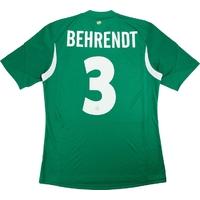 2014 15 rapid vienna match worn europa league home shirt behrendt 3 v  ...