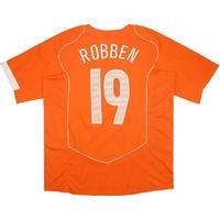 2004 06 holland home shirt robben 19 excellent xl