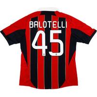 2012 13 ac milan home shirt balotelli 45 wtags m