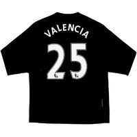 2009 10 manchester united away ls shirt valencia 25 very good s