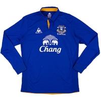 2011-12 Everton Home L/S Shirt (Good) L