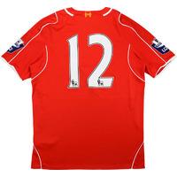 2014 15 liverpool u21 match worn home shirt 12