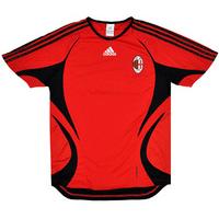 2006 07 ac milan adidas training shirt excellent ml