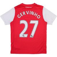 2011-12 Arsenal Home Shirt Gervinho #27 (Excellent) XL.Boys