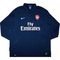 2009-10 Arsenal Away L/S Shirt (Excellent) XL