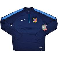 2014-15 Atletico Madrid Player Issue 1/2 Zip Training Top *BNIB*