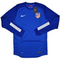2013 14 atletico madrid player issue gk blue shirt bnib