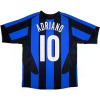 2005 06 inter milan home shirt adriano 10 wtags xl