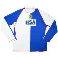 2003-04 Blackburn European Home L/S Shirt (Very Good) L