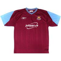 2003 05 west ham home shirt excellent l