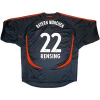 2006-07 Bayern Munich GK Shirt Rensing #22 (Good) M