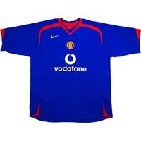 2005-06 Manchester United Away Shirt (Very Good) XL