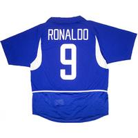 2002-04 Brazil Away Shirt Ronaldo #9 (Excellent) XL