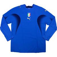 2006 Italy Player Issue Home L/S Shirt (Excellent) XXL