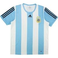 2007-09 Argentina Home Basic Shirt (Very Good) S