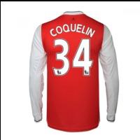 2016 17 arsenal long sleeve home shirt coquelin 34