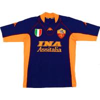 2001-02 Roma Third Shirt (Good) L